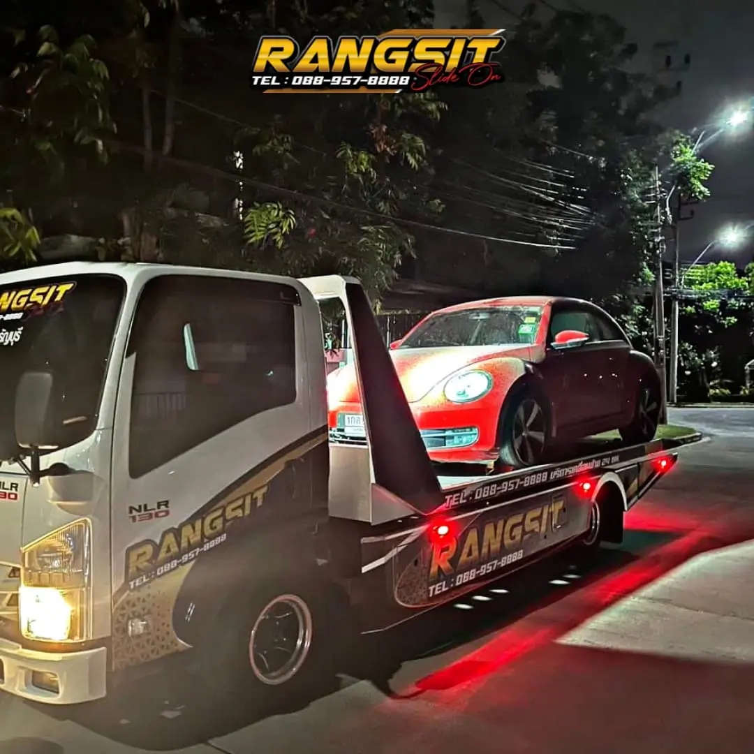 รังสิตรถสไลด์” รถสไลด์เพื่อการเคลื่อนย้ายตู้ เขตบางเขน