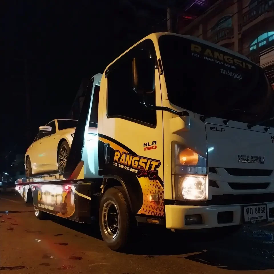 รังสิตรถสไลด์ บางกะปิ ขนย้ายรถยนต์ รถมอเตอร์ไซด์ ข้ามจังหวัด